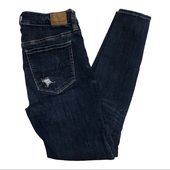 AE Next Level Stretch Distressed Jegging Sz 6 Short - Picture 4 of 8